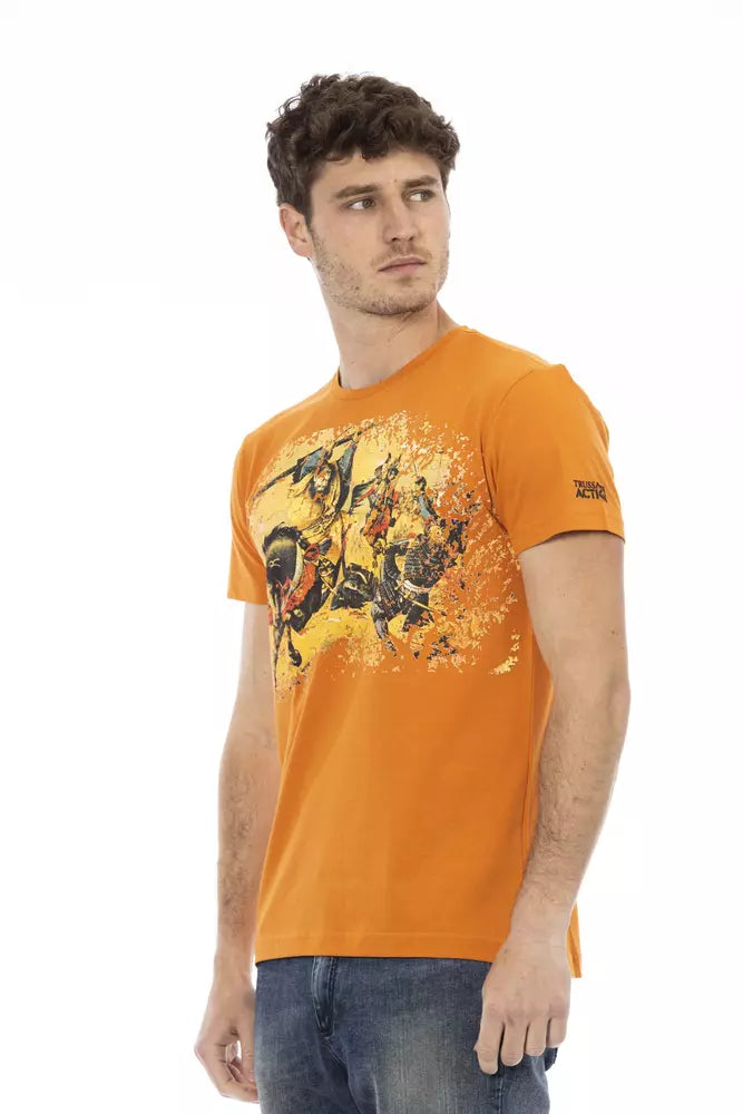 Trussardi T-shirt Action en coton orange