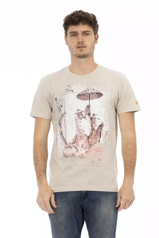 Trussardi Action Beige Baumwoll-T-Shirt