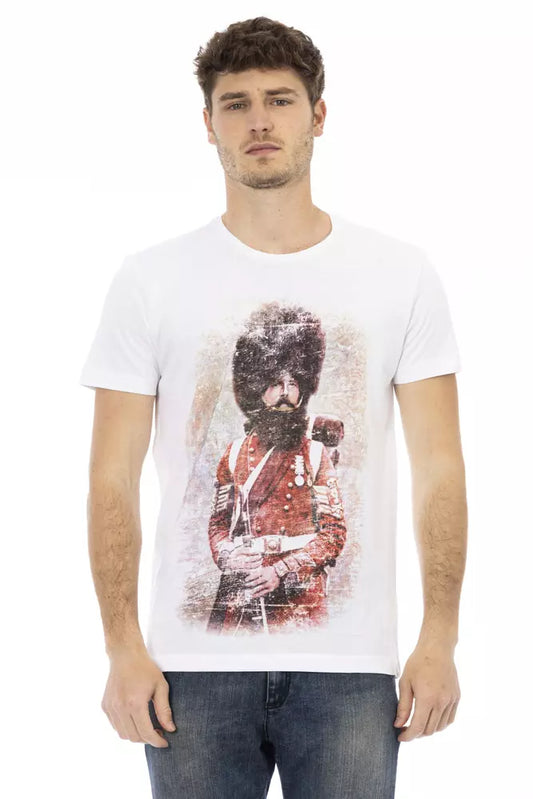 Trussardi T-shirt en coton blanc Action