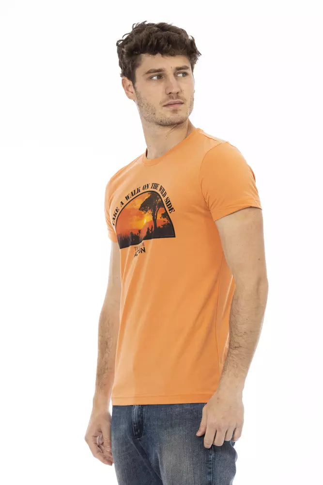 Trussardi T-shirt Action en coton orange