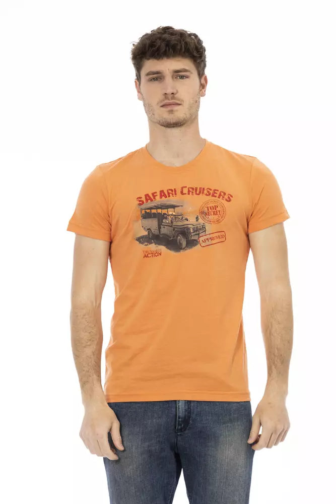 Trussardi Action Orange Baumwoll-T-Shirt