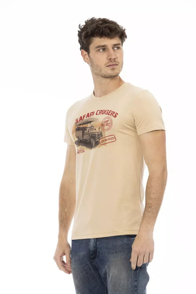 Trussardi Action Beige Baumwoll-T-Shirt