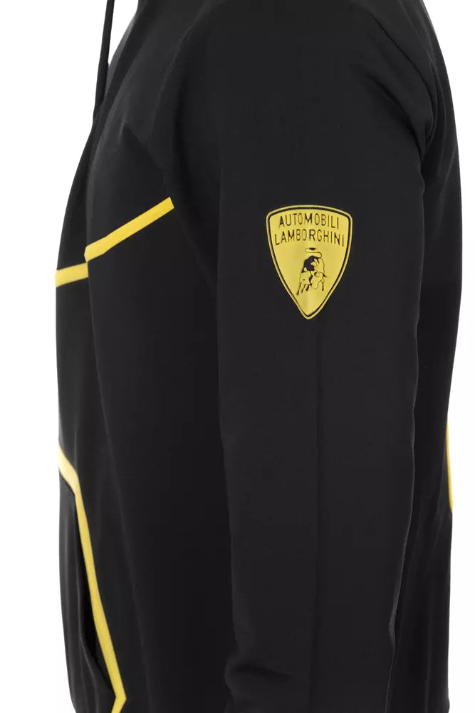 Pull en polyester noir Automobili Lamborghini