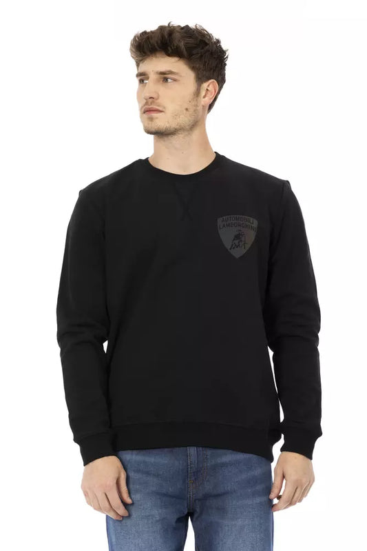 Automobili Lamborghini Pull en coton noir