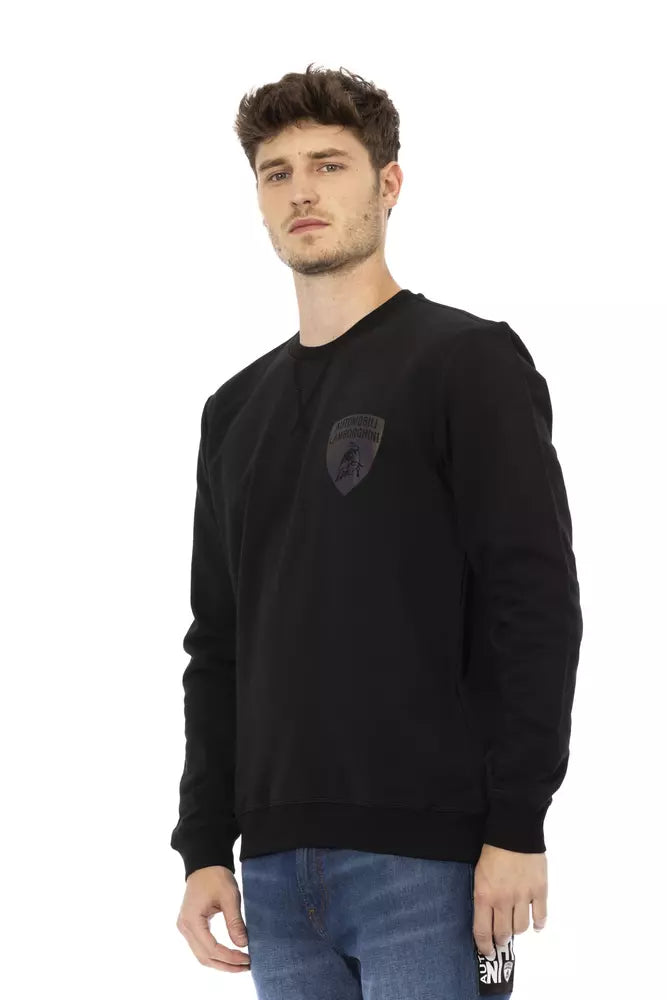 Automobili Lamborghini Pull en coton noir