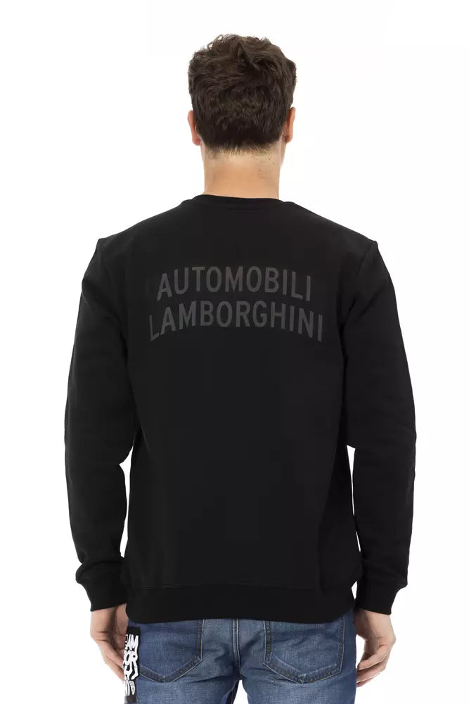 Automobili Lamborghini Pull en coton noir