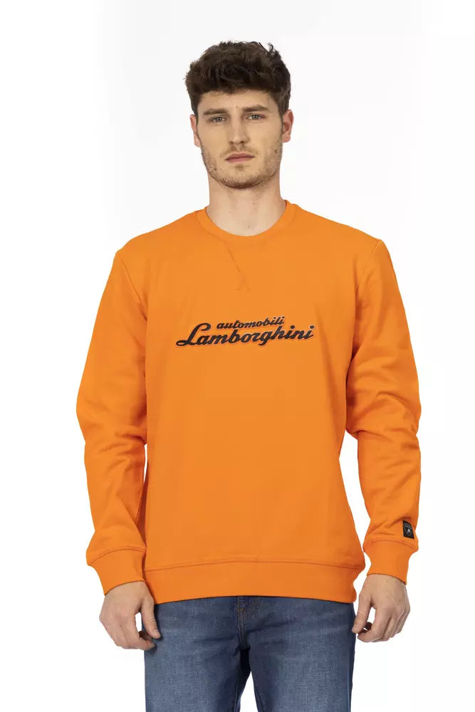 Pull en coton orange Automobili Lamborghini