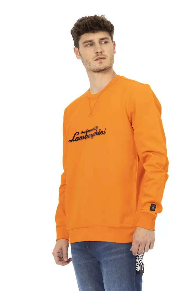 Pull en coton orange Automobili Lamborghini