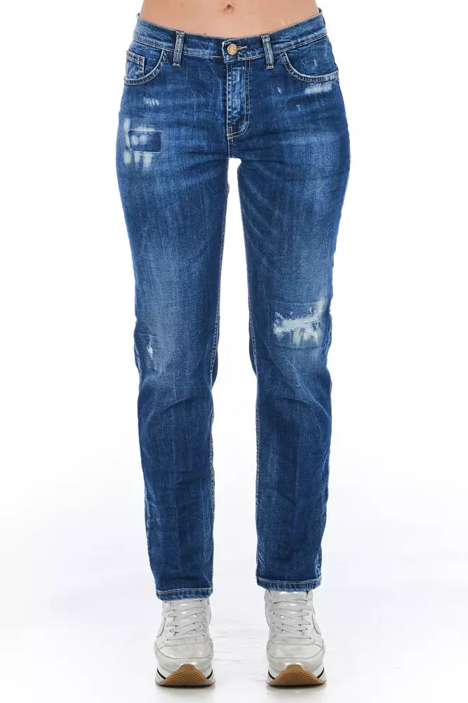 Blaue Jeans und Hose aus Baumwolle von Frankie Morello