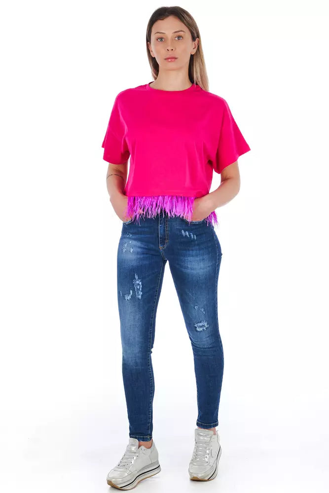 Frankie Morello Blaue Jeans und Hose