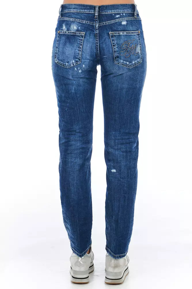 Blaue Jeans und Hose aus Baumwolle von Frankie Morello