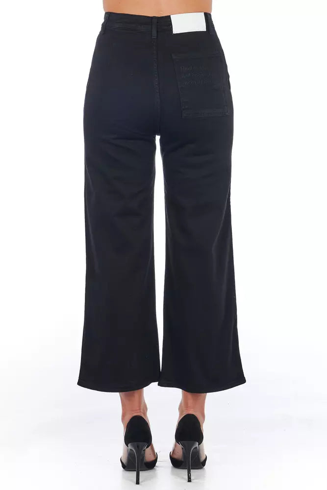 Frankie Morello Jean et pantalon en coton noir