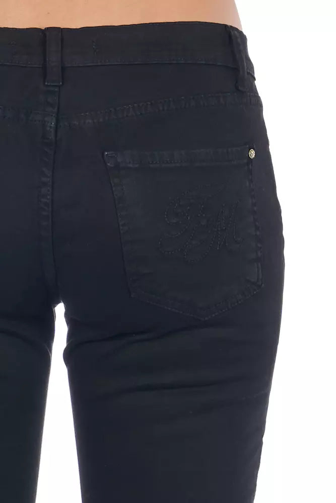 Frankie Morello Jean et pantalon en coton noir