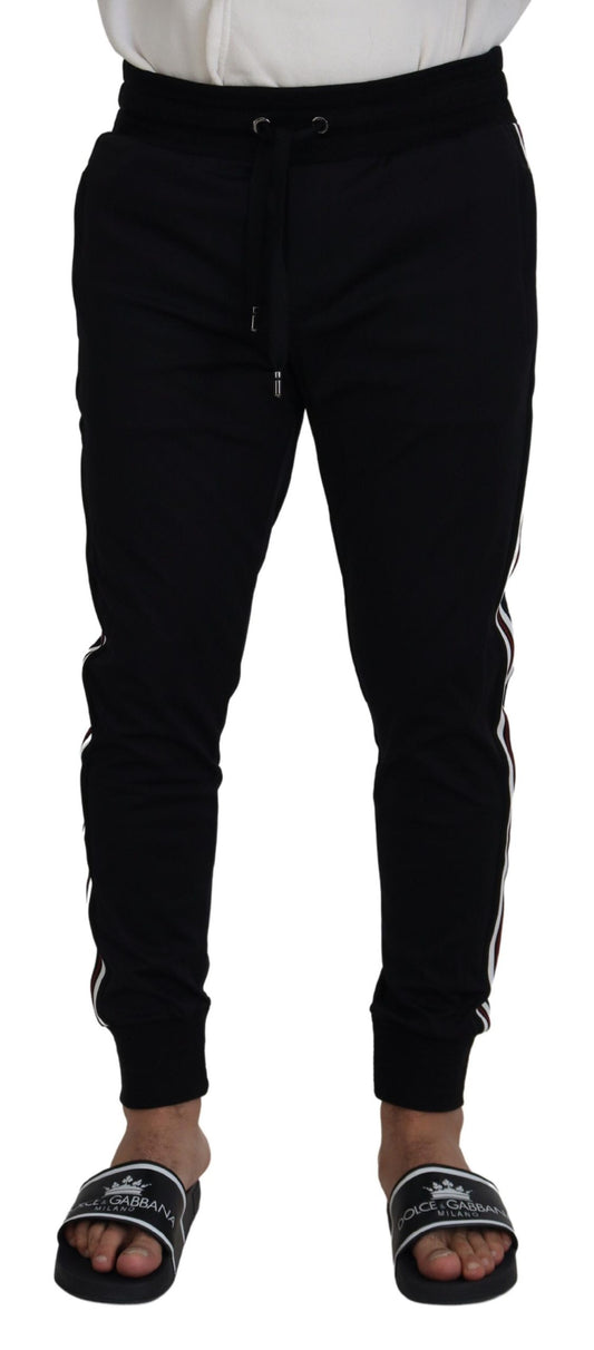 Pantalon de jogging pour hommes Dolce &amp; Gabbana noir DG Print