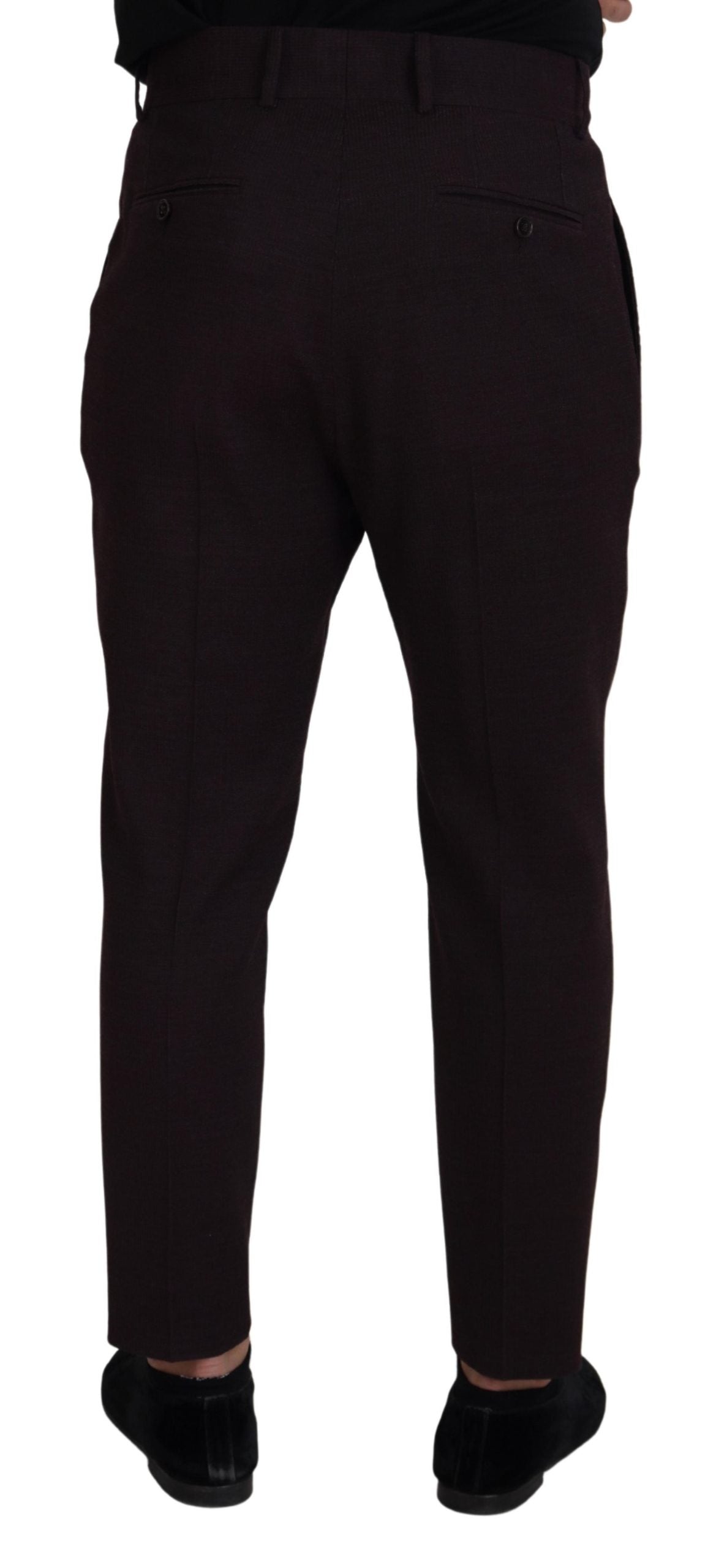 Dolce &amp; Gabbana Pantalon chino en coton marron pour homme