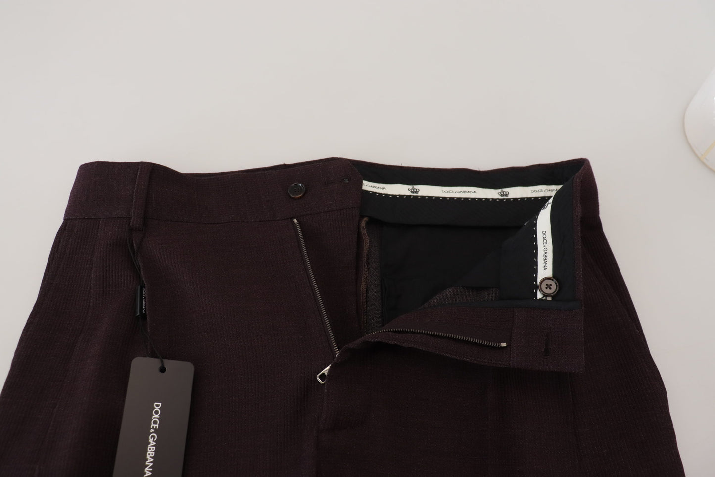 Dolce &amp; Gabbana Pantalon chino en coton marron pour homme