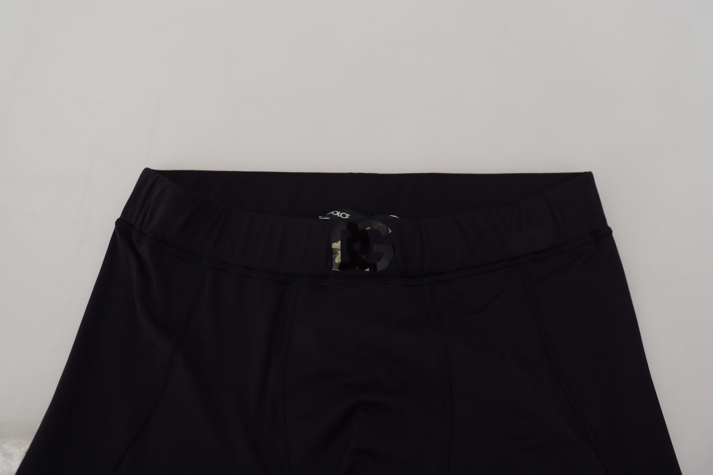 Dolce &amp; Gabbana Pantalon stretch coupe slim en nylon noir