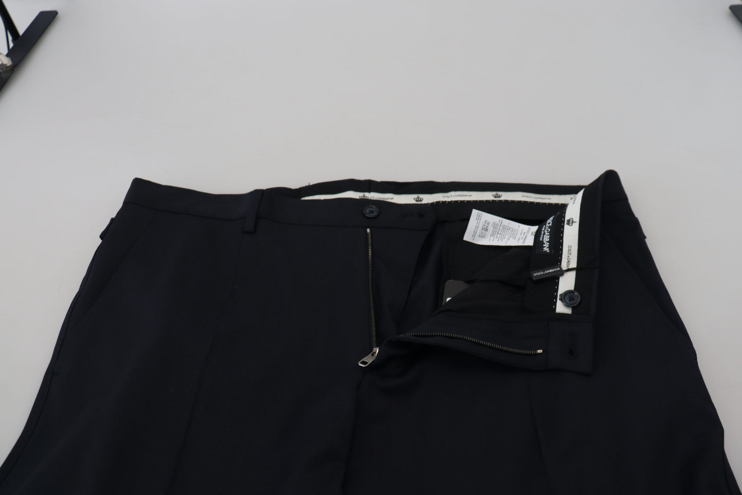 Dolce &amp; Gabbana Pantalon chino en laine bleu