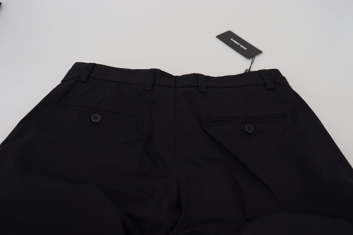 Dolce &amp; Gabbana Pantalon chino en coton noir