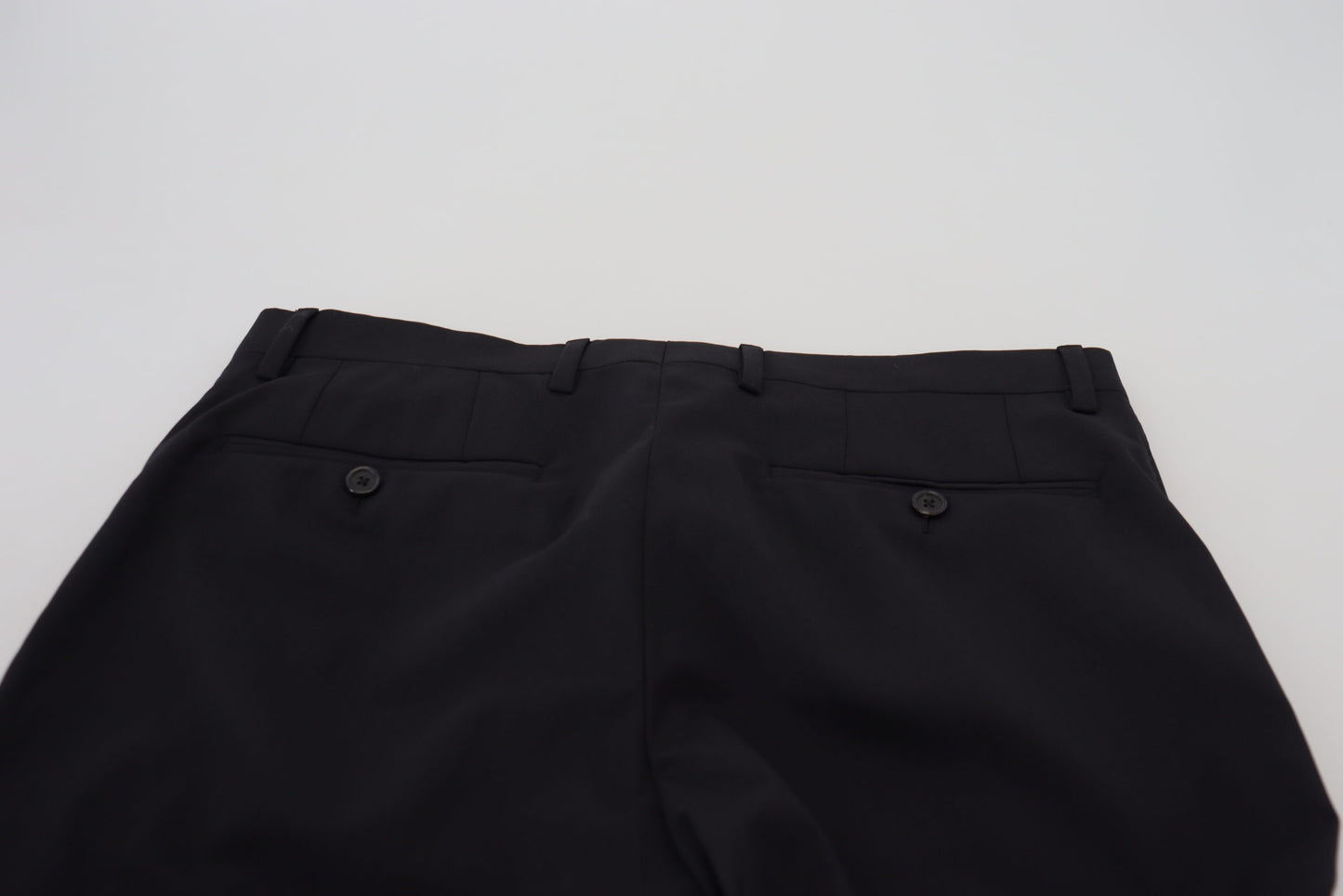 Dolce &amp; Gabbana Pantalon chino en laine noir