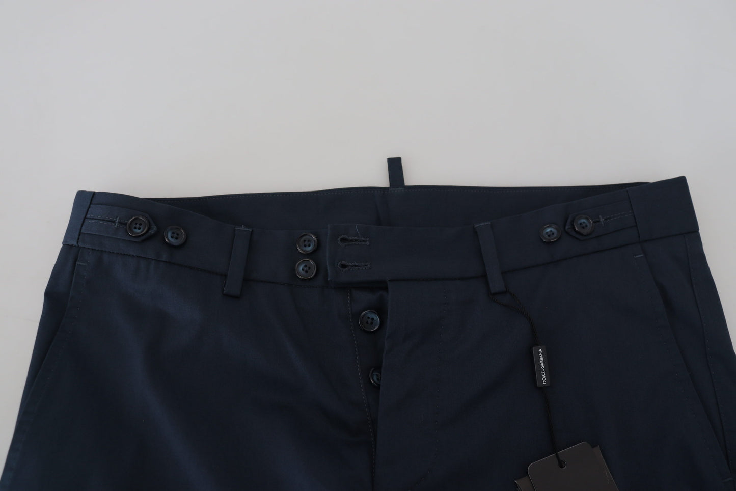 Blaue Bermuda-Shorts mit niedriger Taille von Dolce &amp; Gabbana