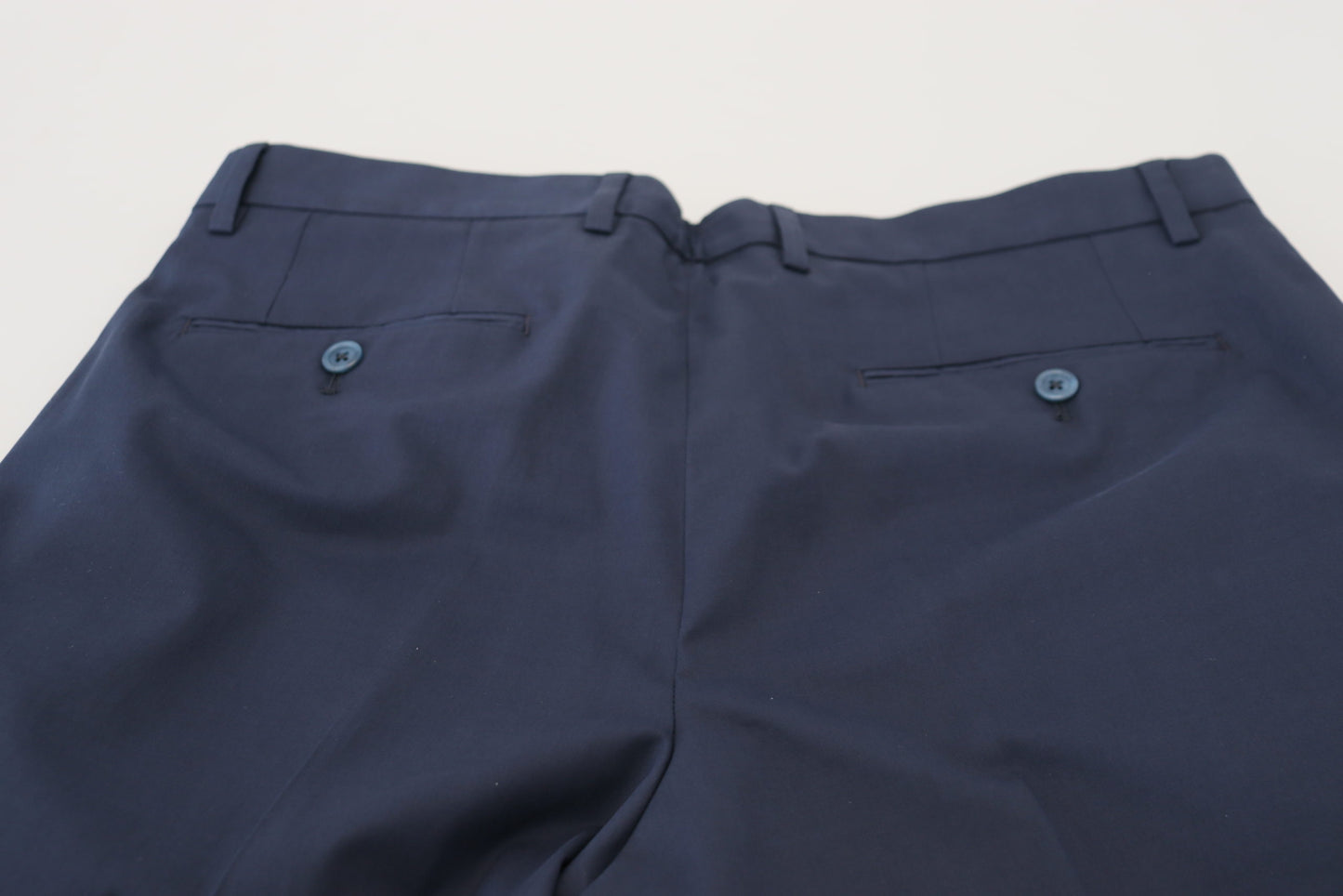 Dolce &amp; Gabbana Short décontracté en coton stretch bleu chino