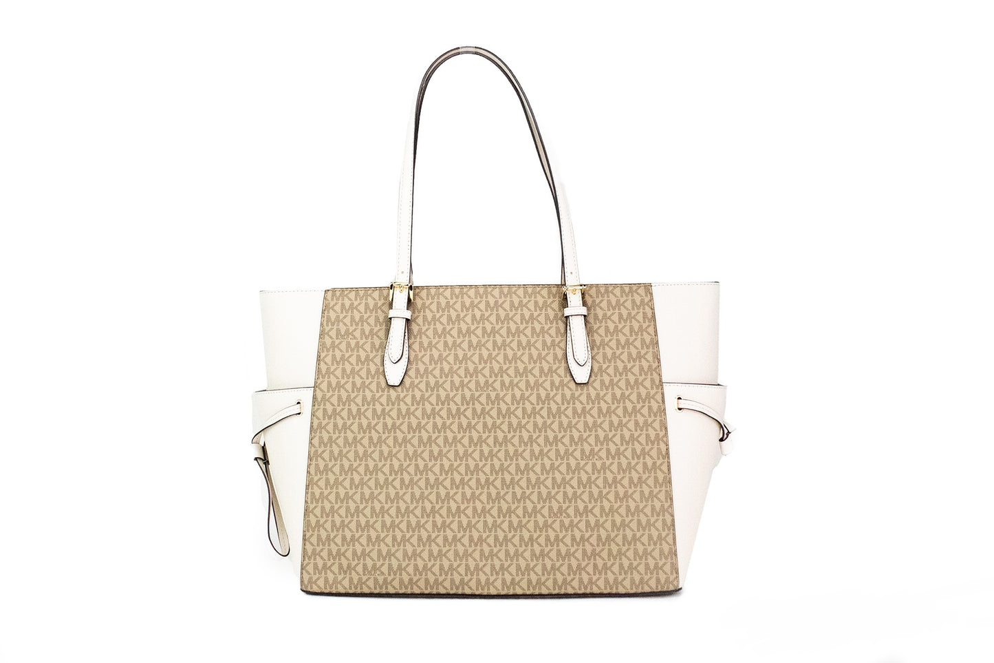 Michael Kors Gilly Grand sac à main de voyage en PVC imprimé Miami Signature