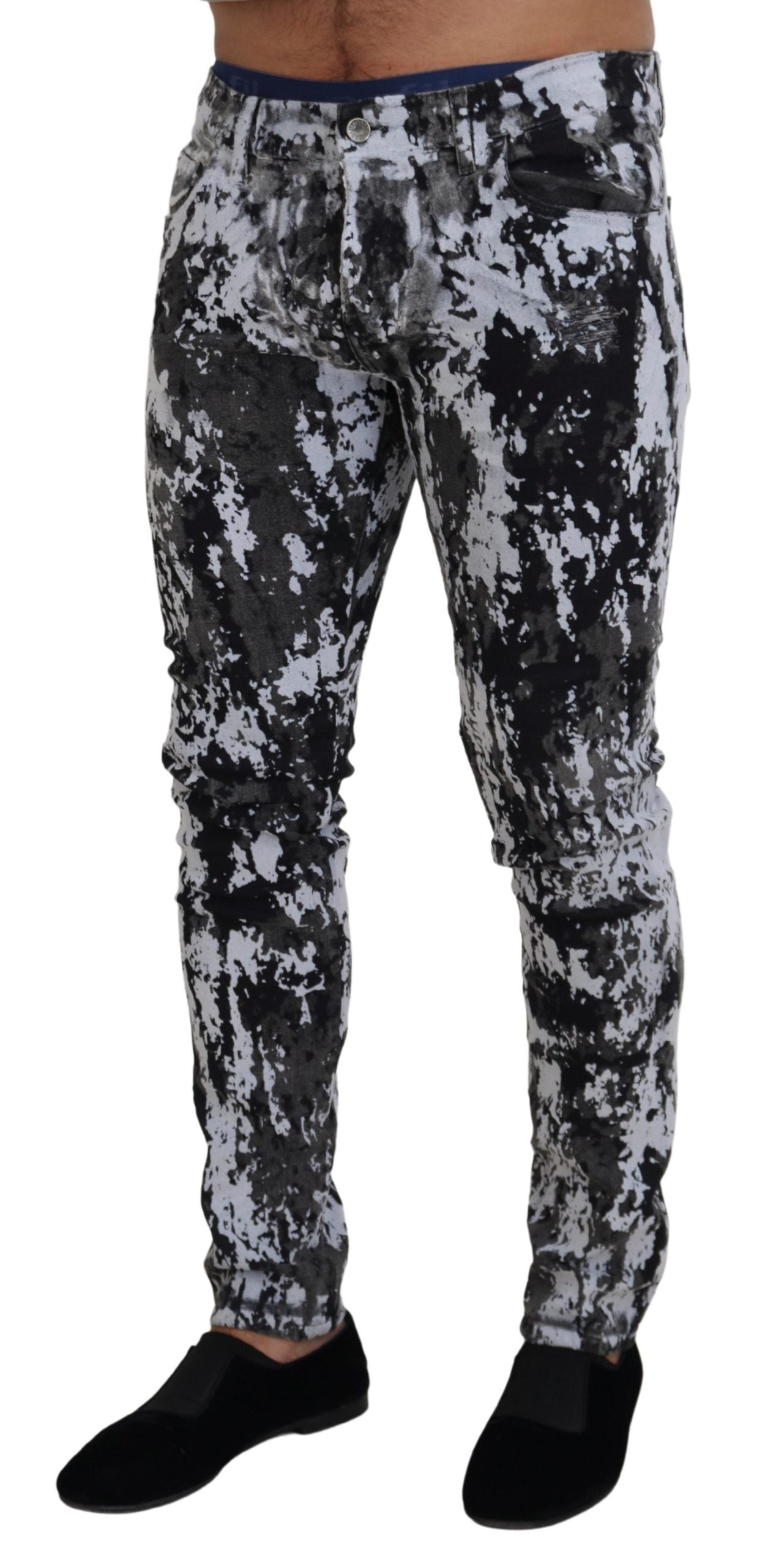 Dolce &amp; Gabbana Jean skinny en coton multicolore tie-dye