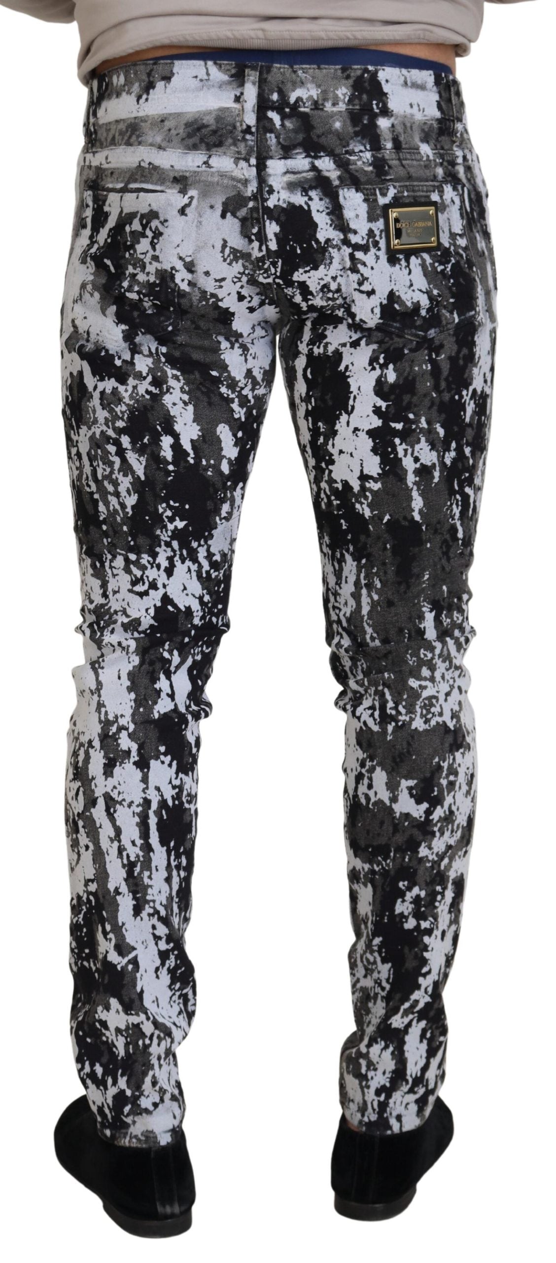 Dolce &amp; Gabbana Jean skinny en coton multicolore tie-dye