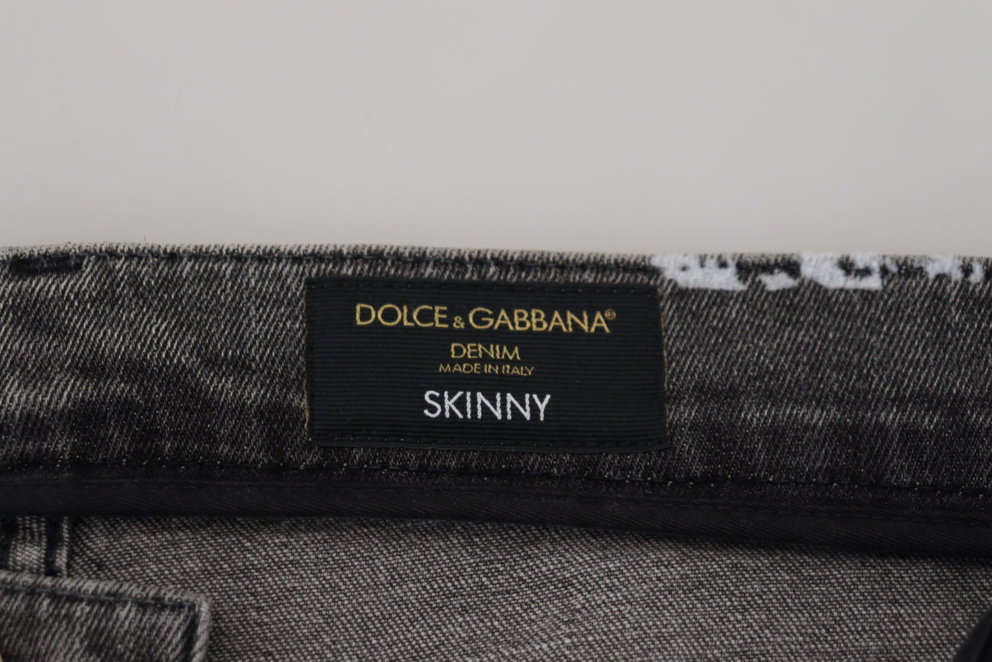 Dolce &amp; Gabbana Jean skinny en coton multicolore tie-dye