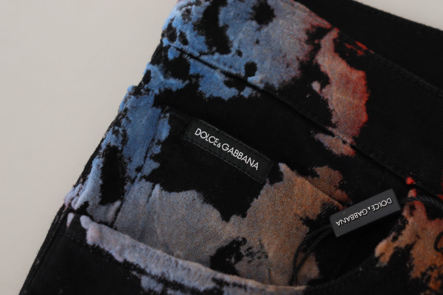 Dolce &amp; Gabbana Jean skinny en coton multicolore tie-dye