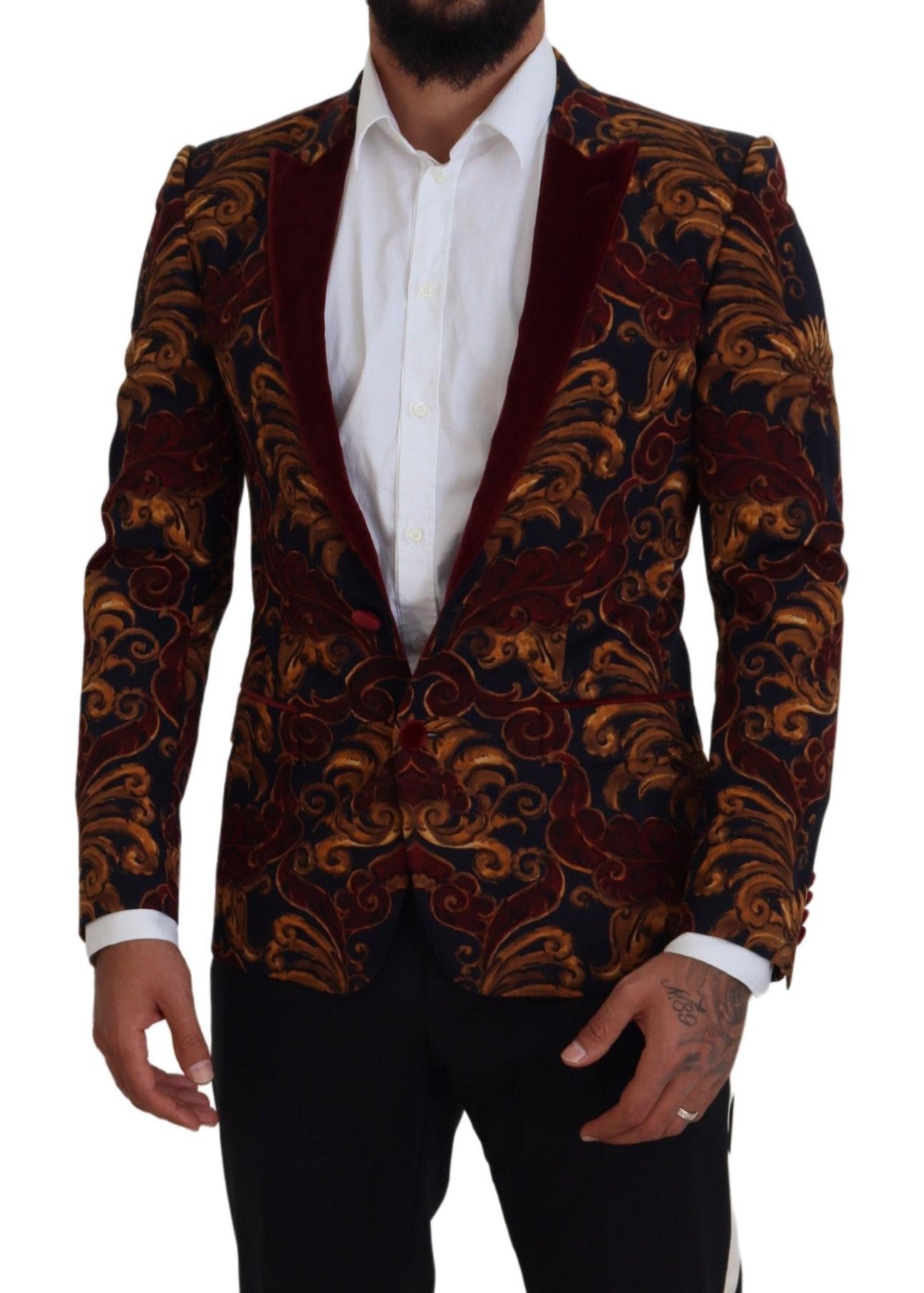 Dolce &amp; Gabbana Blazer Martini à simple boutonnage fleuri multicolore