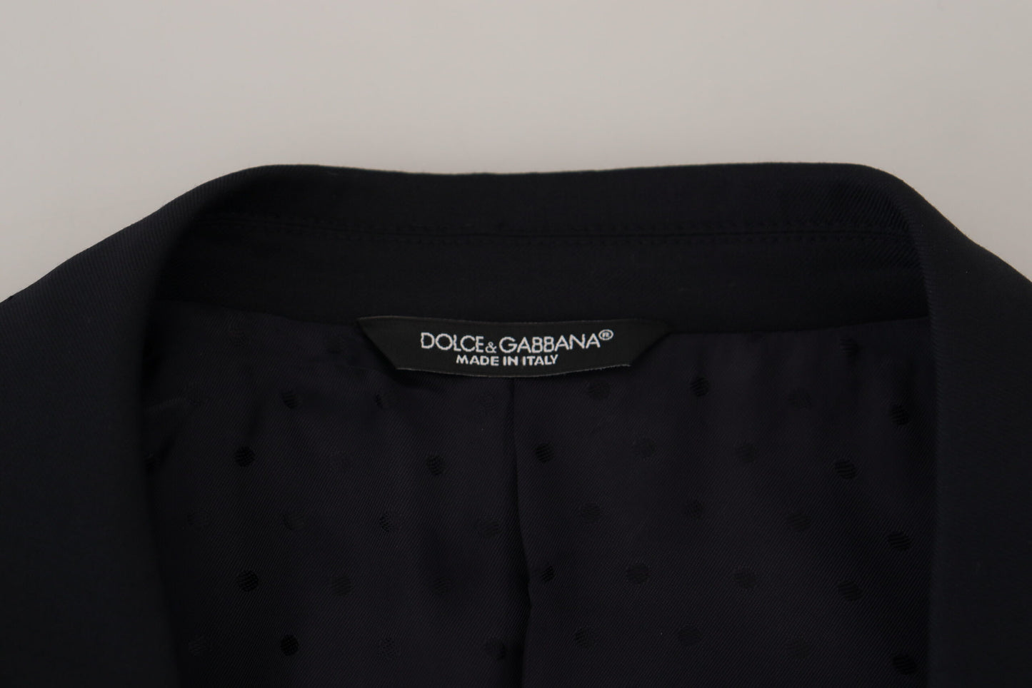 Dolce &amp; Gabbana Blazer Sicilia formel en laine bleu foncé