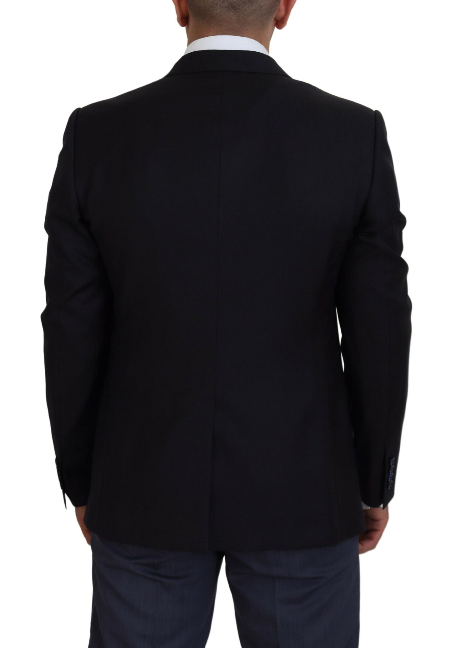 Dolce &amp; Gabbana Manteau Bleu Foncé Veste Martini Blazer