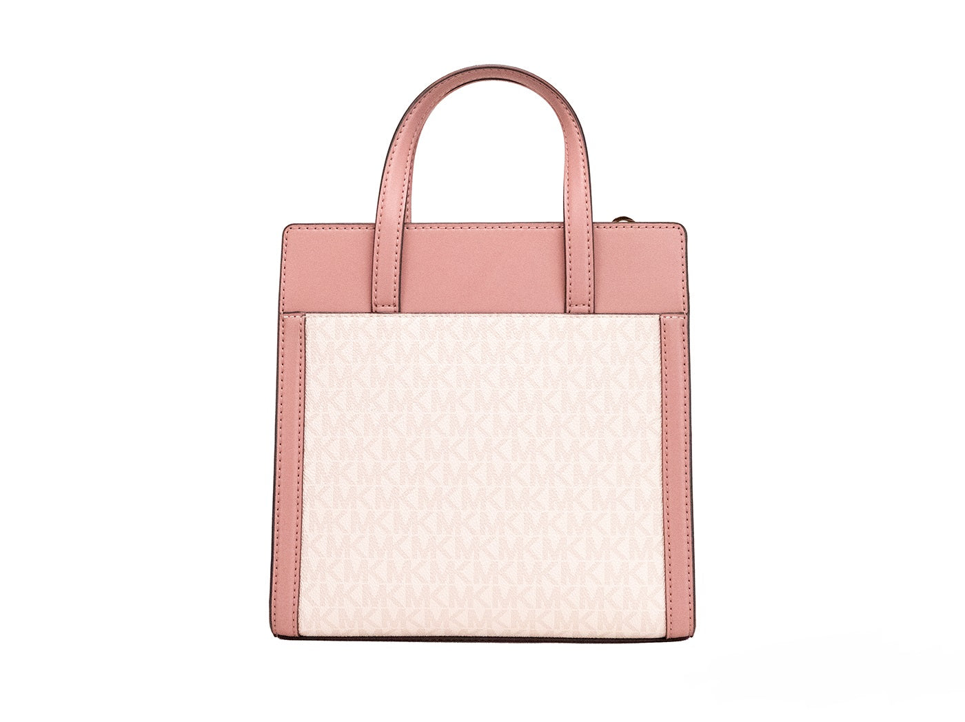 Michael Kors Cece Kleine rosa PVC North South Flap Tote Umhängetasche Geldbörse