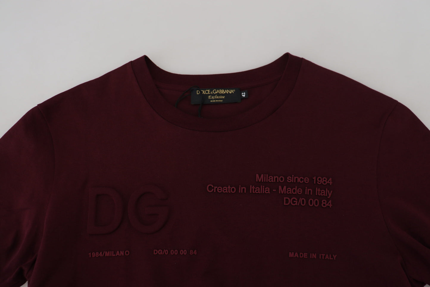 Dolce &amp; Gabbana T-shirt à manches courtes imprimé marron pour hommes