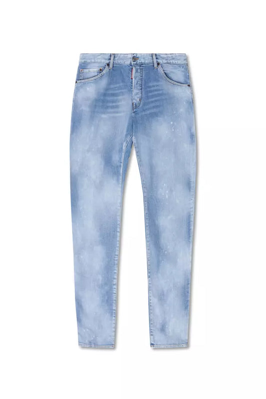 Dsquared² Jean et pantalon en coton bleu clair