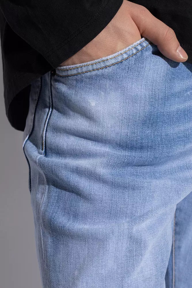 Dsquared² Hellblaue Jeans und Hose aus Baumwolle