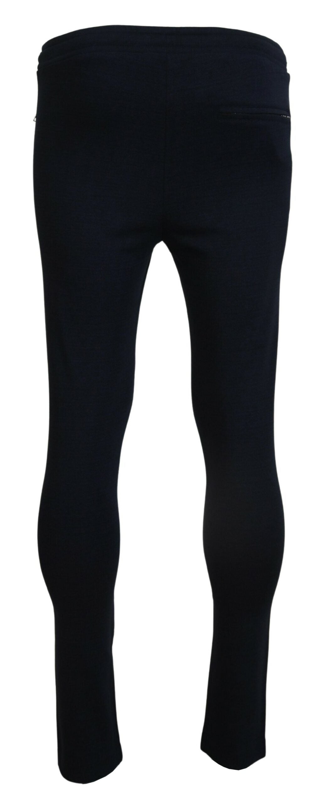 Dolce &amp; Gabbana Pantalon de survêtement en coton sport bleu pour hommes