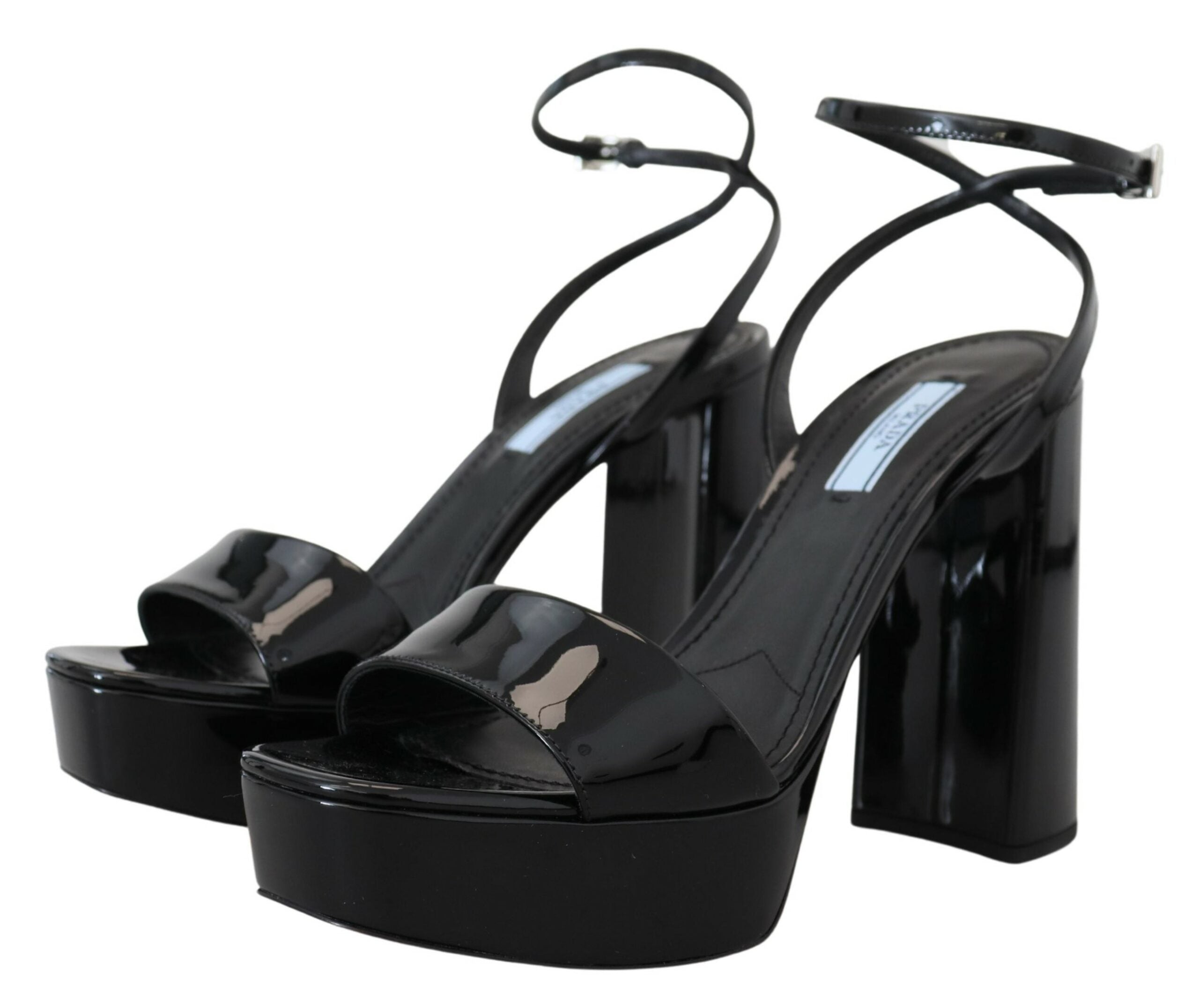 Prada block heel sandals sale