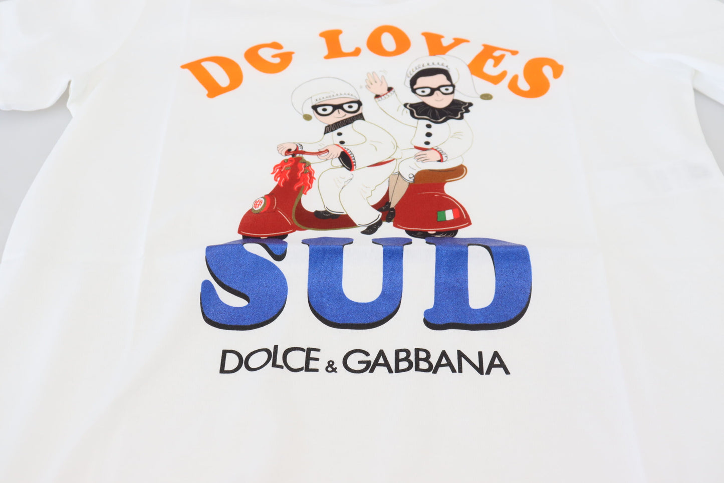 Dolce &amp; Gabbana T-shirt DG Loves SUD en coton blanc