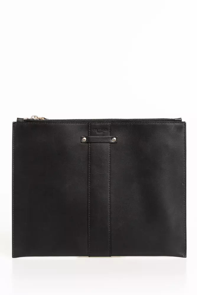 Portefeuille Trussardi en cuir noir