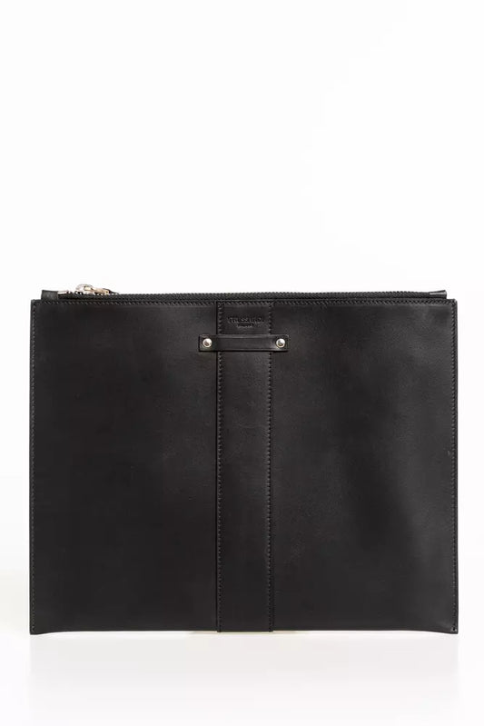 Portefeuille Trussardi en cuir noir