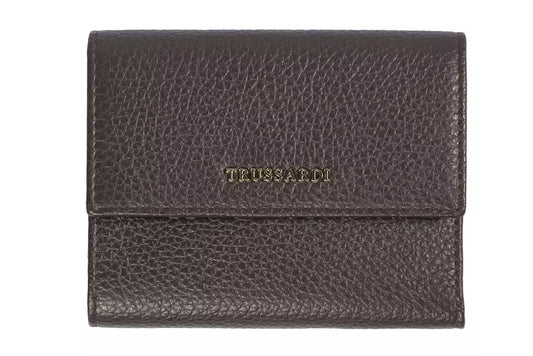 Portefeuille Trussardi en cuir marron