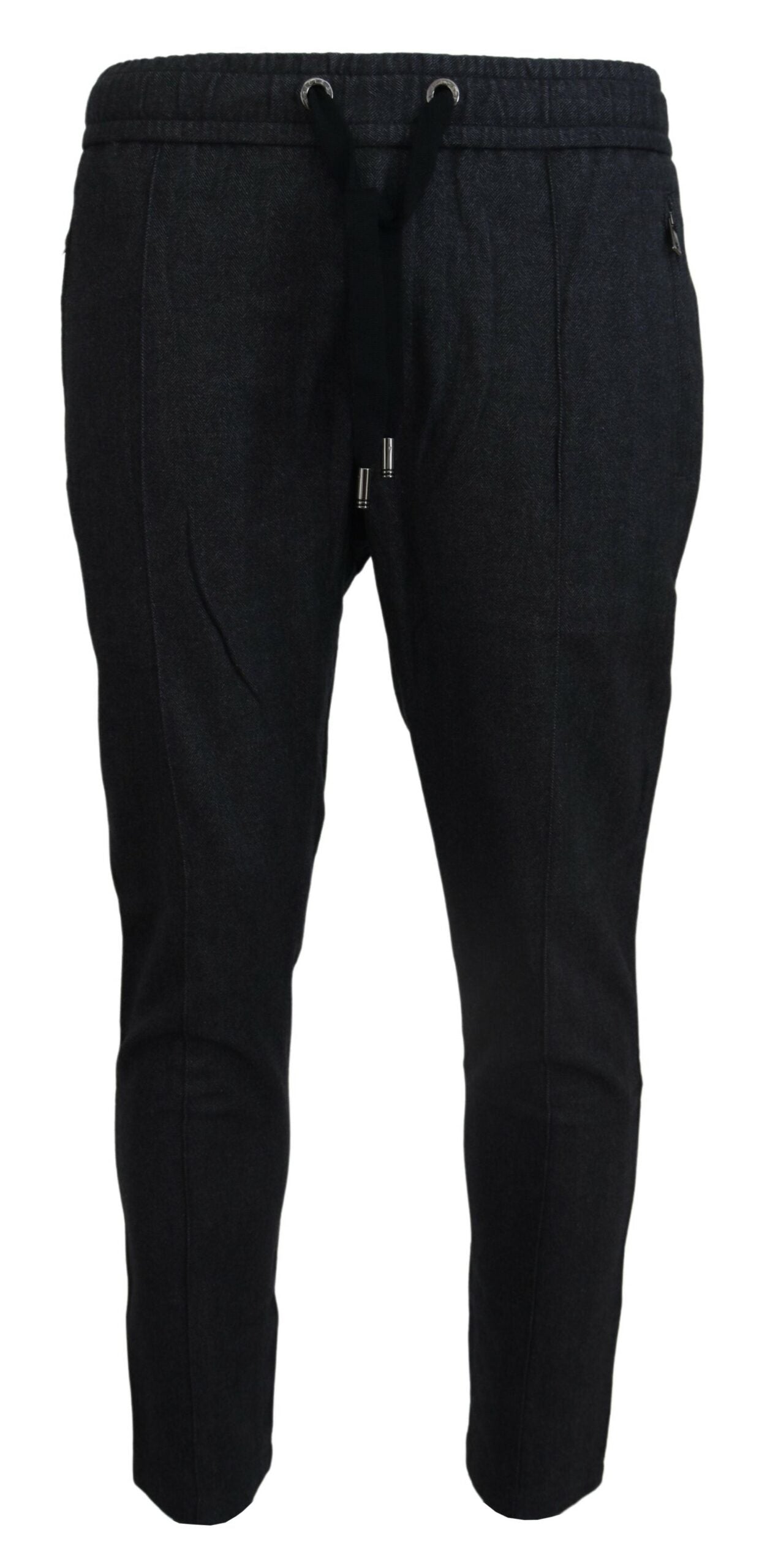 Dolce &amp; Gabbana Pantalon de jogging en coton gris pour hommes