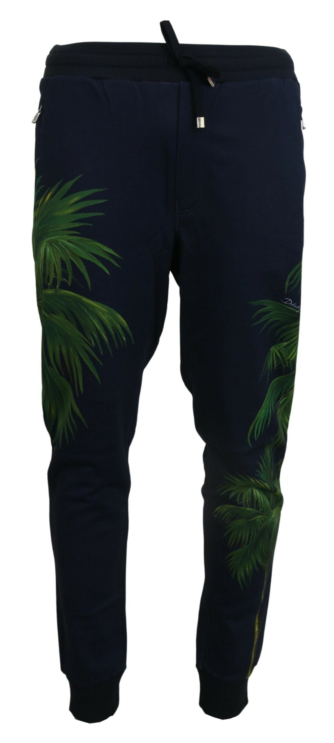 Dolce &amp; Gabbana Pantalon Homme Imprimé En Coton Noir