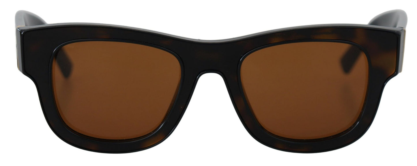 Lunettes de soleil Dolce &amp; Gabbana marron DG4379-F verres dégradés