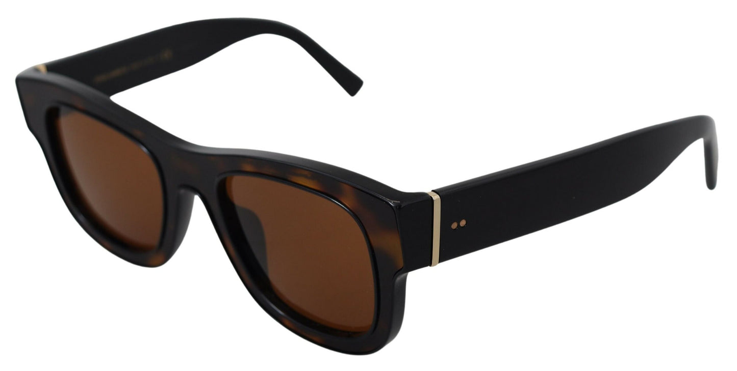 Lunettes de soleil Dolce &amp; Gabbana marron DG4379-F verres dégradés