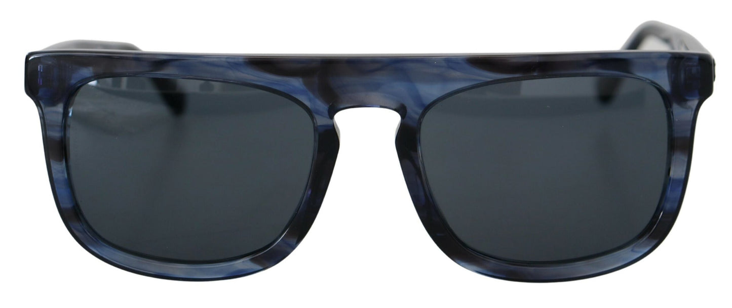 Lunettes de soleil à monture complète en acétate Dolce &amp; Gabbana bleues DG4288