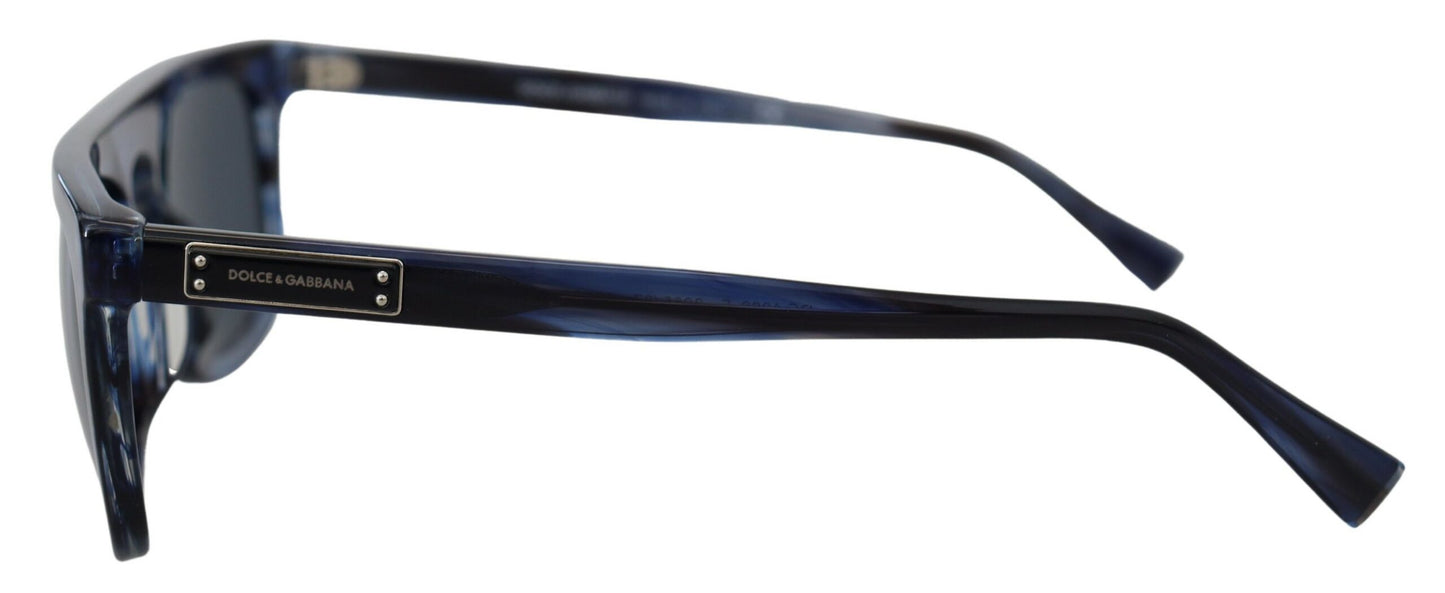 Lunettes de soleil à monture complète en acétate Dolce &amp; Gabbana bleues DG4288